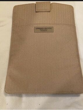 Tan Chevron Laptop Sleeve for Women